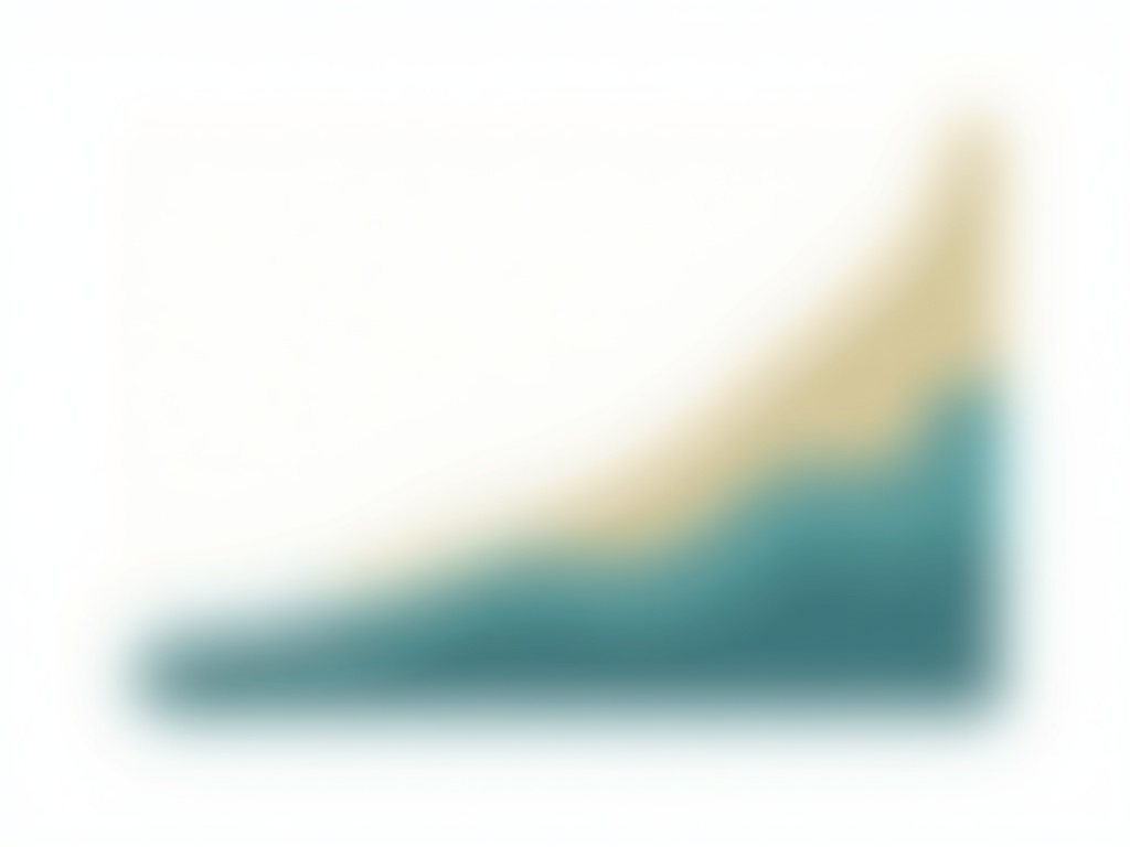 A cumulative flow diagram where the in-progress band widens into a bulge, showing a bottleneck