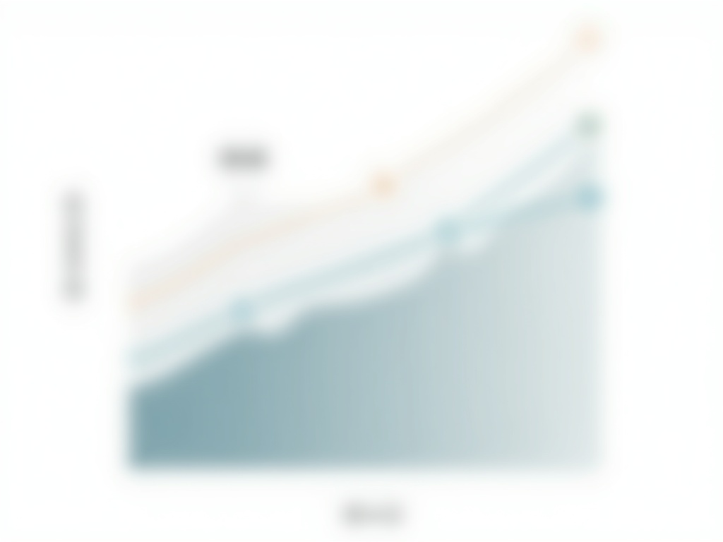 A cumulative flow diagram annotated with a vertical arrow for work in progress and a horizontal arrow for cycle time