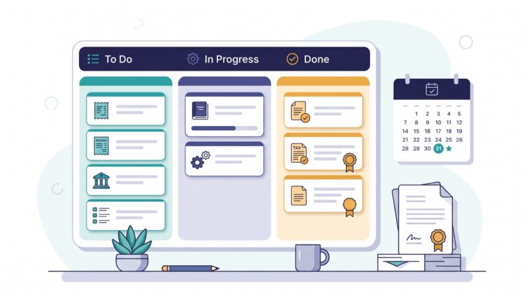 Run Your Month-End Close on a Kanban Board: A Bookkeeping Checklist That Never Slips